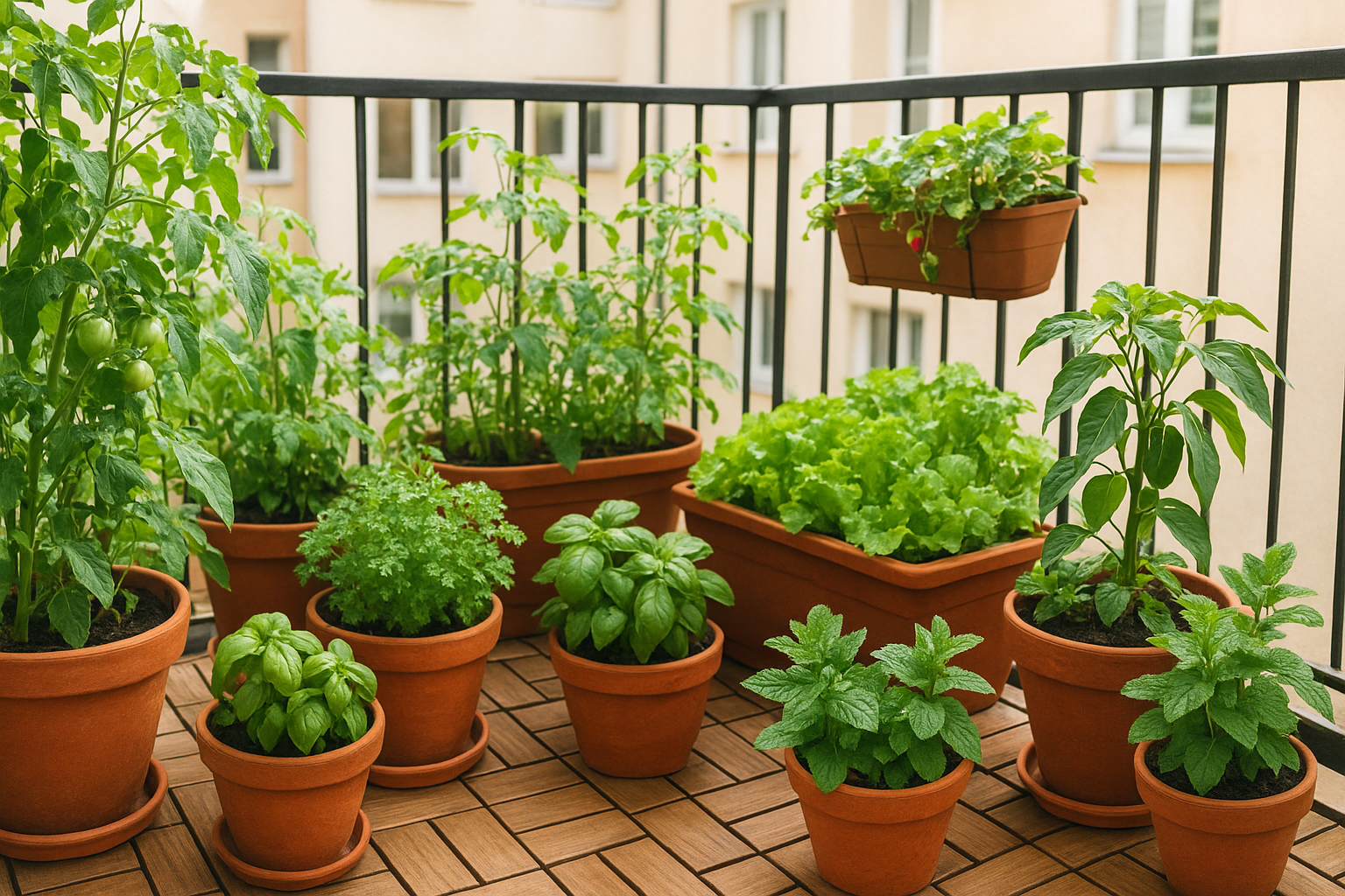 Jak si připravit zahrádku na balkóně