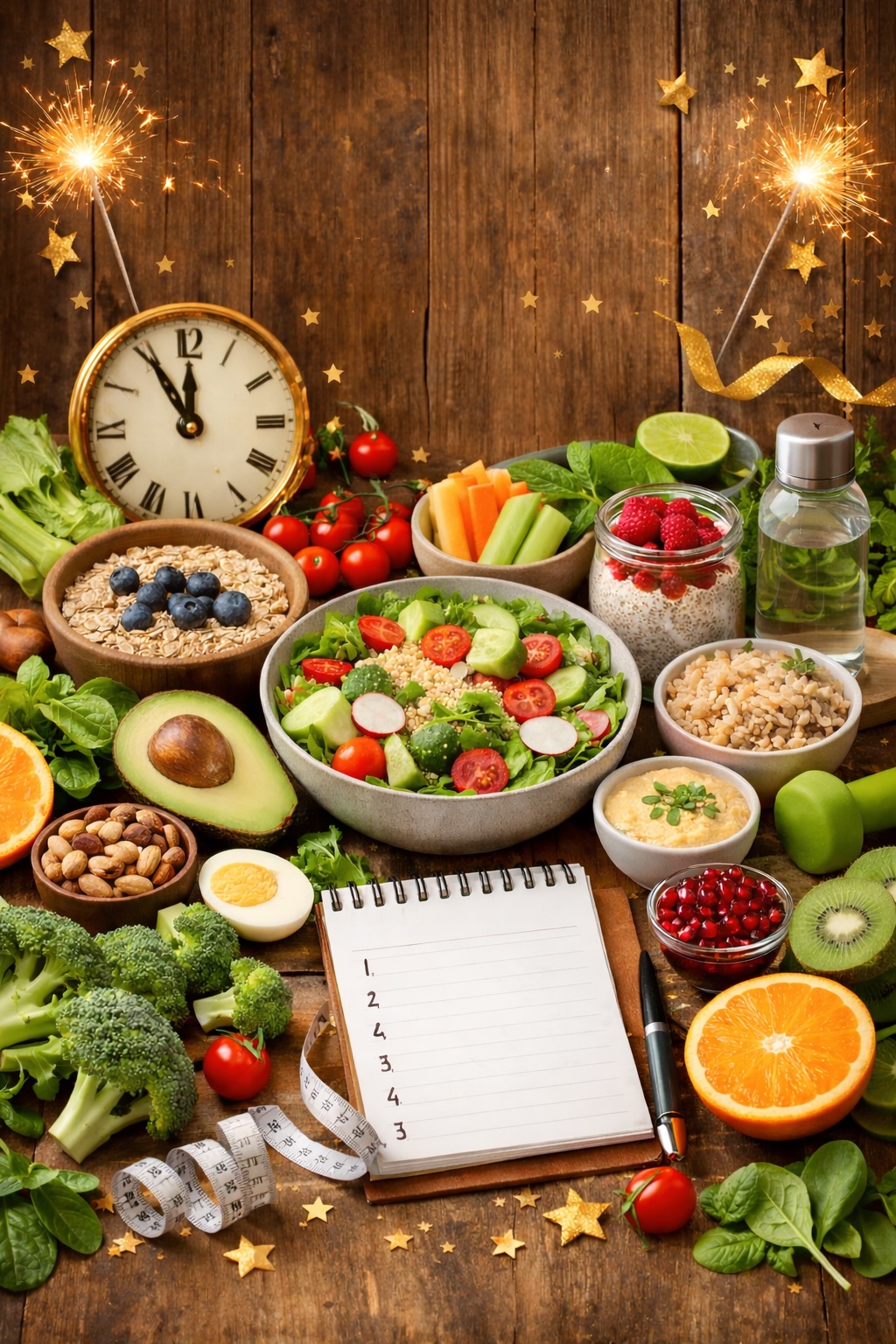 Zdravé stravování na Nový rok