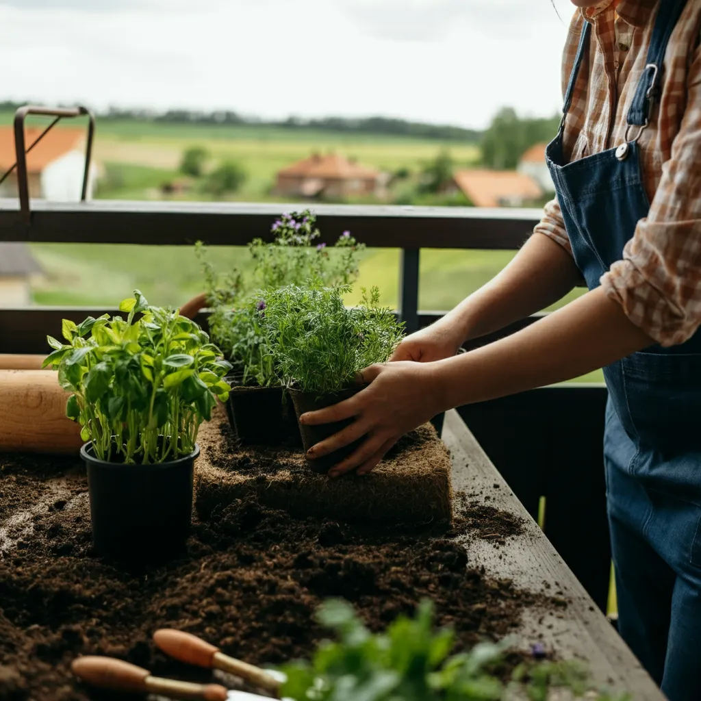 Jak si připravit zahrádku na balkóně