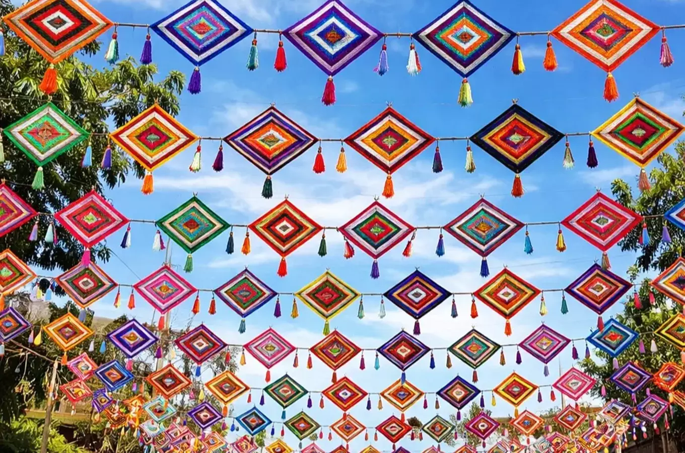 Ojos de dios – tvoření amuletů v muzejní zahradě