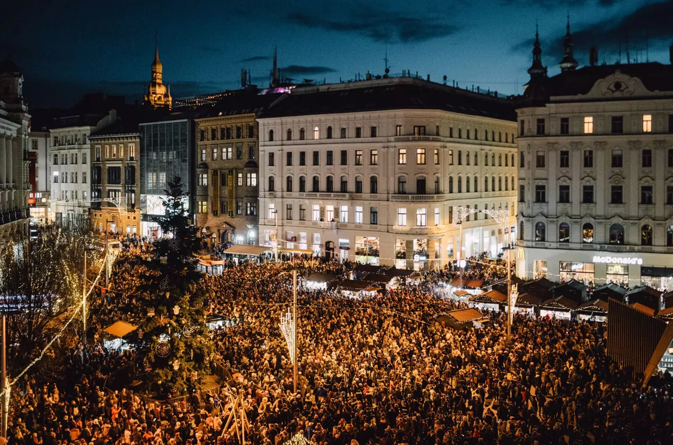 Rozsvícení vánočního stromu v Brně 2026