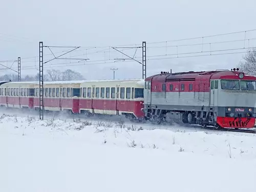 Adventní jízda do města Písku s Posázavským Pacifikem