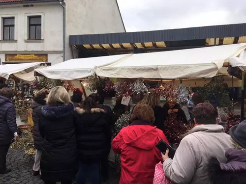 Vánoční jarmark na náměstí v Mnichově Hradišti 2025