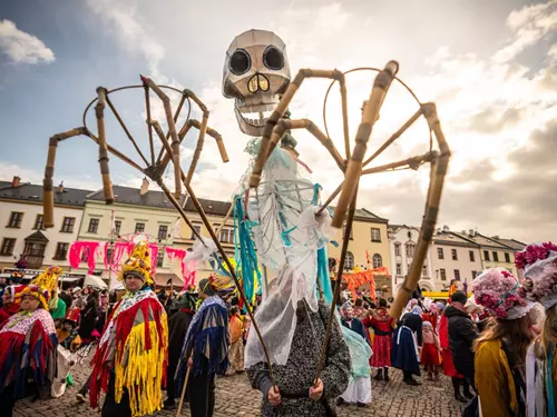 Masopust náměstí T. G. Masaryka v Třebové