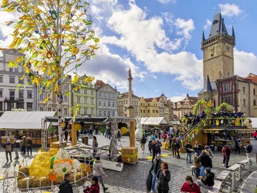 Velikonoční trhy na Staroměstském náměstí v Praze 2026