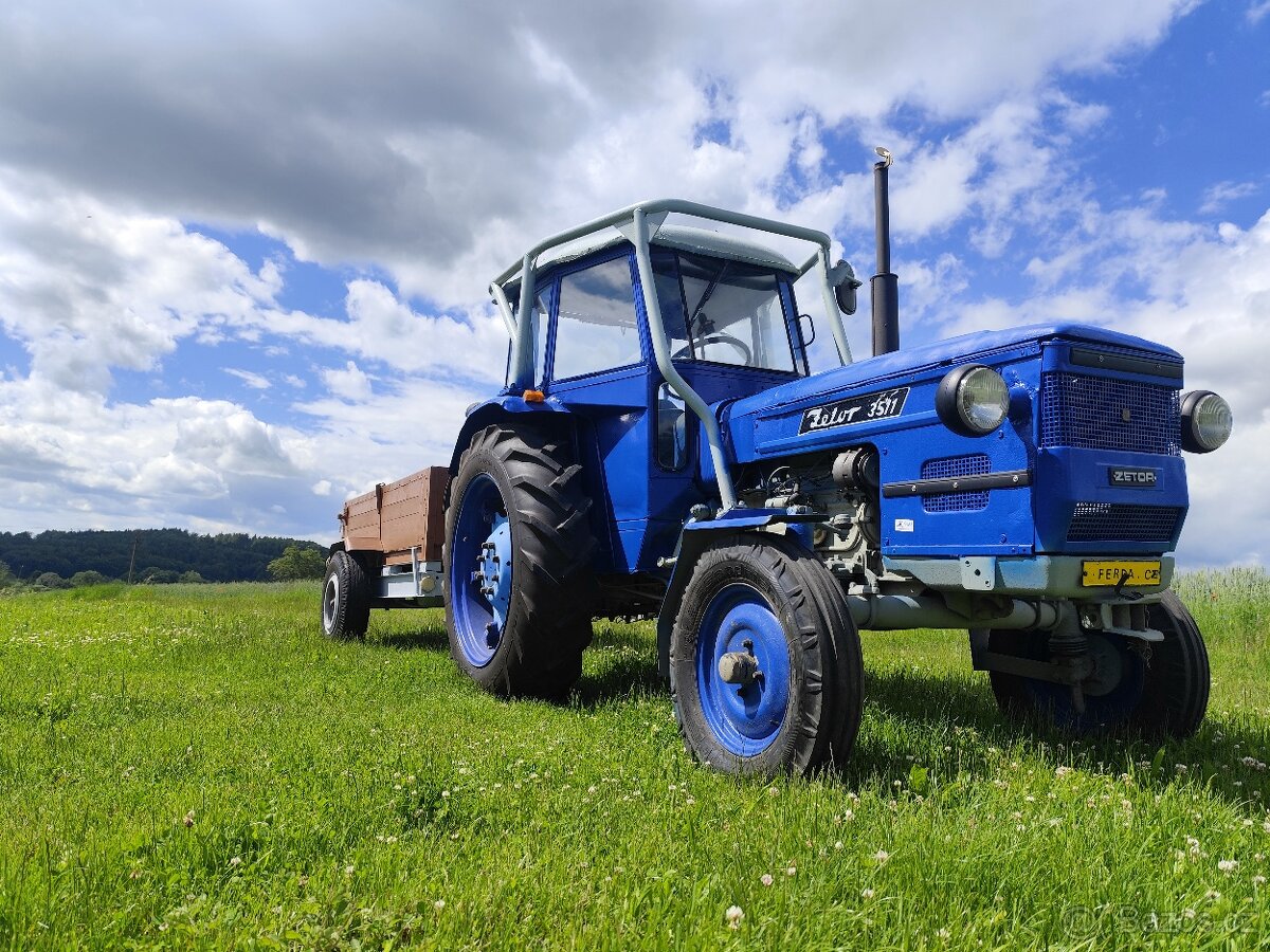 Zetor 3511 se sklápěcí károu