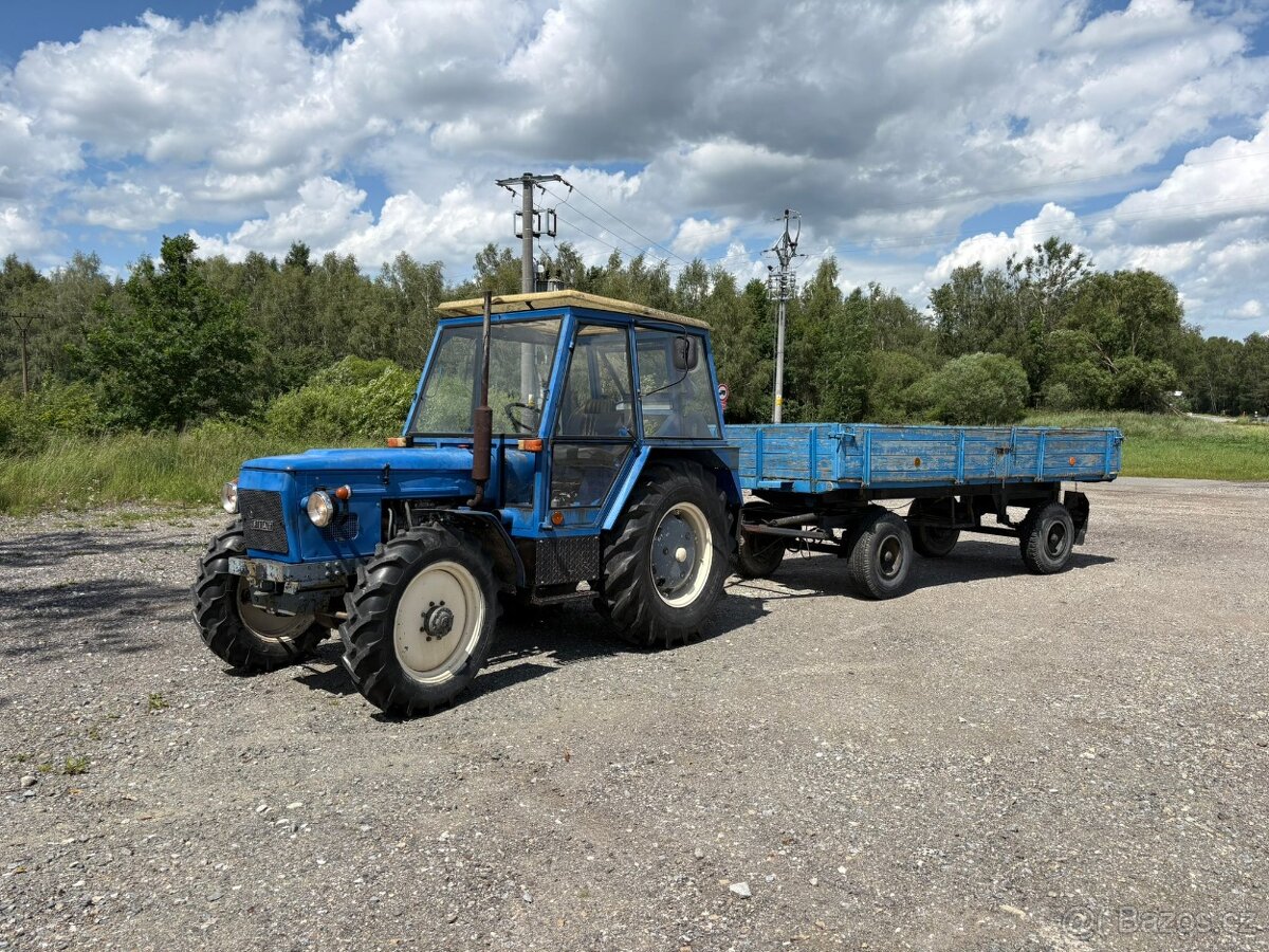 Zetor 5748 + sklápěcí přívěs 5t